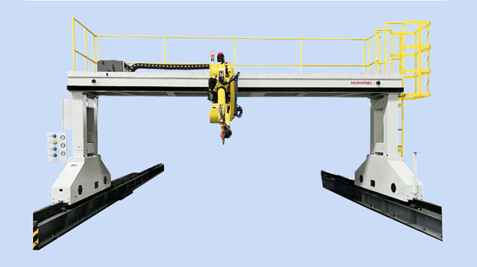 PT视讯龙门式机械人火焰切割系统